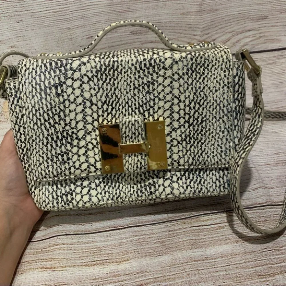 Rare India Hicks The Lady P Bag Snakeskin Purse